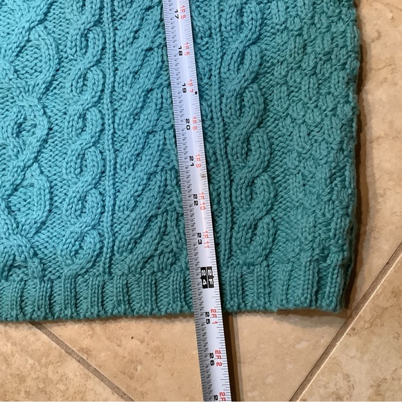 Aran Crafts 100% Merino Wool Made in Ireland knit sweater NWT - Picture 8 of 11